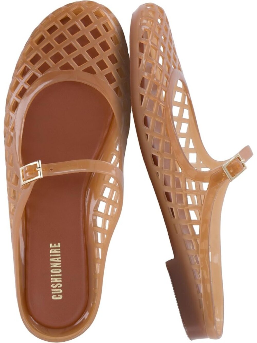 Women's Whiskey Mary Janes Closed Toe Mule Design Adjustable Strap Flat Sandal
